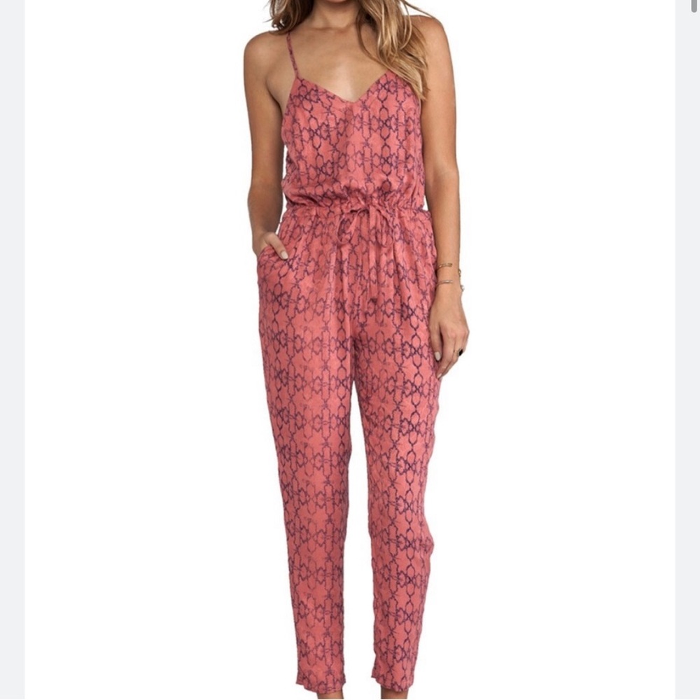 Free People Women’s Tomato Comb Rayon Romper Size Large